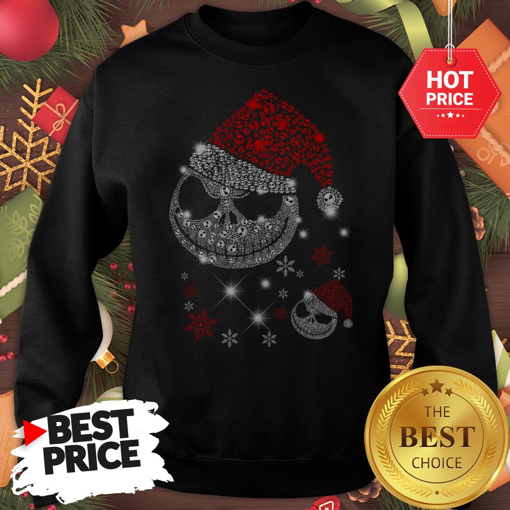Diamond Santa Claus Skull Christmas Funny Sweatshirt