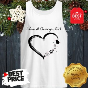 I Am A Georgia Girl Heart Tank Top