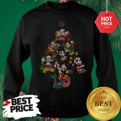 Mickey Mouse Christmas Tree Sweatshirt