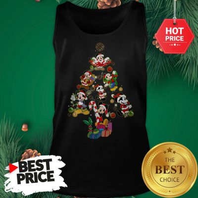 Mickey Mouse Christmas Tree Tank Top