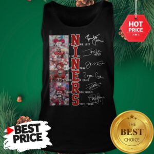 Niners Signatures Ronnie Lott Jerry Rice San Francisco 49ers Tank Top