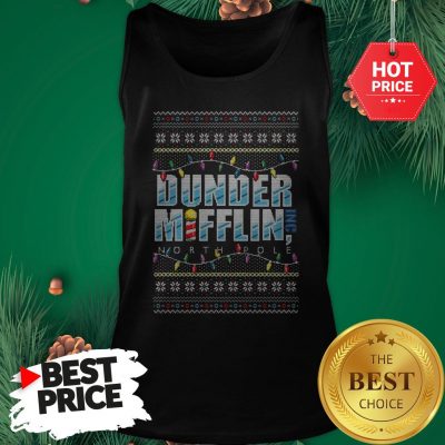 Offcial Dunder Mifflin Christmas Tank Top