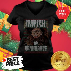 Official Belsnickel I Am Nigh Impish Or Admirable Cheer Christmas Ugly V-Neck