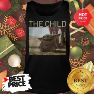 Official Funny The Mandalorian Baby Yoda The Child Tank Top