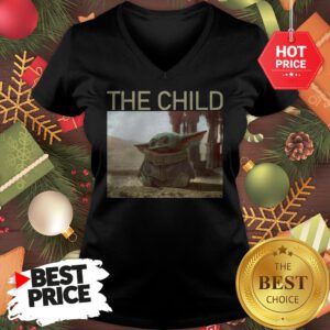 Official Funny The Mandalorian Baby Yoda The Child V-Neck