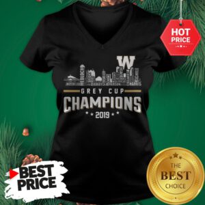 Official Grey Cup Champions 2019 V-neck