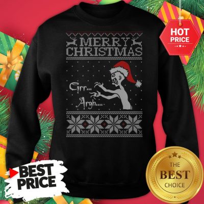 Official Merry Christmas Mutant Enemy Grr Argh Sweatshirt