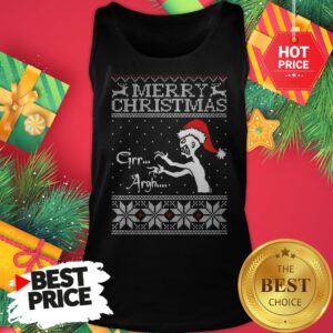 Official Merry Christmas Mutant Enemy Grr Argh Tank Top