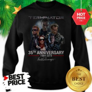 Official Terminator 35th Anniversary 1984-2019 Signature Sweatshirt