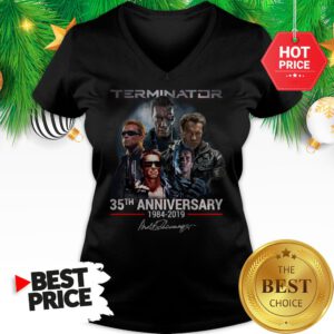 Official Terminator 35th Anniversary 1984-2019 Signature Official Terminator 35th Anniversary 1984-2019 Signature Tank Top