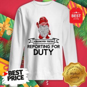 Reporting For Duty Gnomes Christmas Sweatshirt