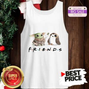 Funny Baby Yoda Frog And Penguin Friends Tank Top