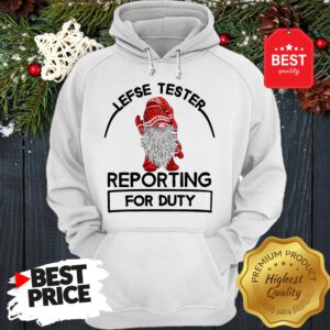 Gnome Lefse Tester Reporting For Duty Hoodie