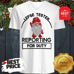 Gnome Lefse Tester Reporting For Duty V-Neck