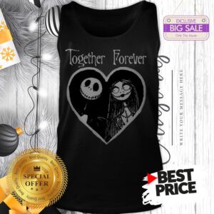 Heart Jack Skellington Love Sally Together Forever Tank Top