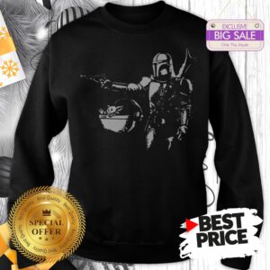 Hit Pulp Fiction Pulp Mando The Mandalorian Baby Yoda Sweatshirt
