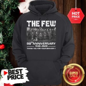 Hot Pretty The Few 80th Anniversary Thank You For The Memories Hoodie