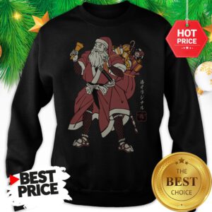 Hot Santa Samurai Funny Sweatshirt