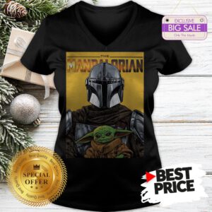 Hot Star Wars The Mandalorian And Baby Yoda V-Neck