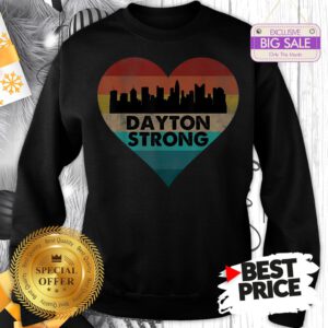 Lovely Love Dayton Strong Ohio Heart Vintage Sweatshirt