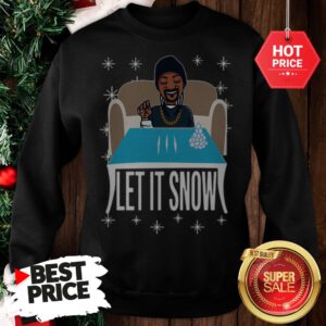Lovely Snoop Dogg Walmart Cocaine Santa Let It Snow Sweatshirt