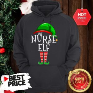 Nice Cute The Nurse ELF Christmas Hoodie