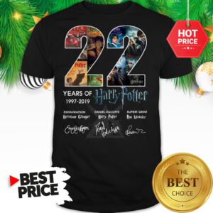 Official 22 Years Of 1997 2019 Harry Potter Thank You For The Memories Shirt