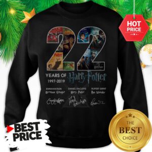 Official 22 Years Of 1997 2019 Harry Potter Thank You For The Memories Sweatshirt
