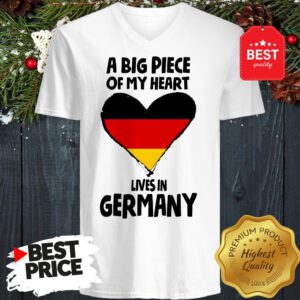 Official A Big Piece Of My Heart Lives In Germany V-Neck