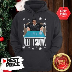 Official A Good Tony Montana Walmart Cocaine Santa Let It Snow Christmas Hoodie