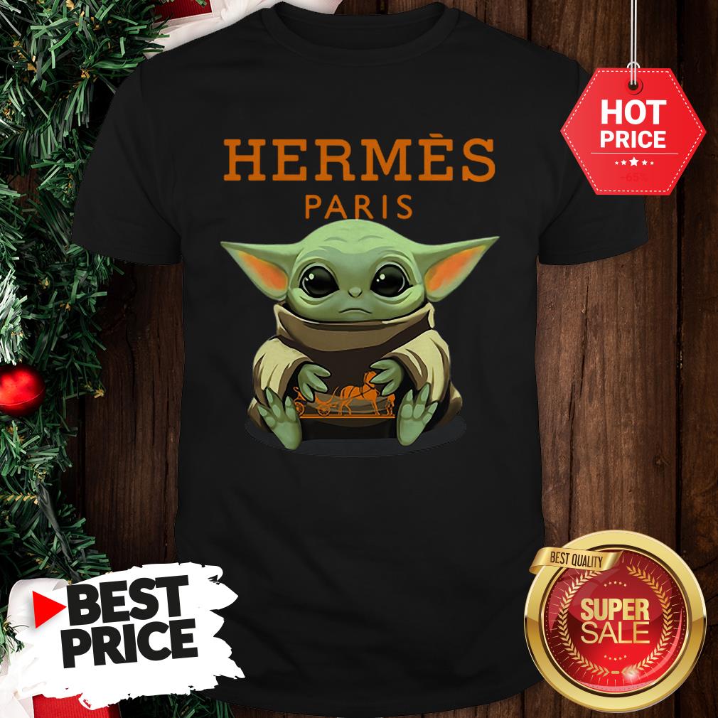 Official Baby Yoda Hug Hermes Paris Shirt