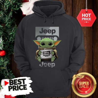 Official Baby Yoda Hug Jeep Hoodie