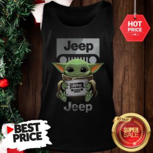 Official Baby Yoda Hug Jeep Tank Top