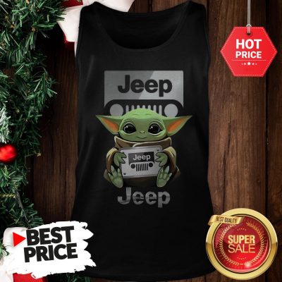 Official Baby Yoda Hug Jeep Tank Top