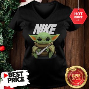 Official Baby Yoda Hug Nike V-Neck