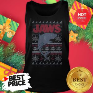 Official Blizzard Bay Shark Ugly Christmas Tank Top