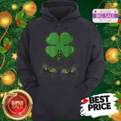 Official Four Leaf Clover Video Game Controllers Hoodie