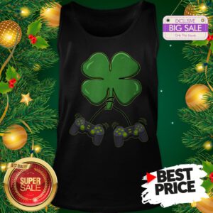 Official Four Leaf Clover Video Game Controllers TankTop