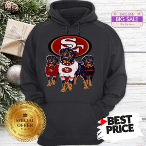 Official Funny Rottweiler Dogs San Francisco 49ers Hoodie