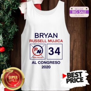 Official Hot Bryan Russell Mujica Al Congreso 2020 Tank Top