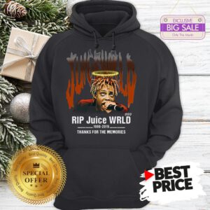 Official Hot Rip Juice WRLD 1998 2019 Thanks For The Memories Hoodie