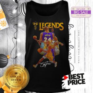 Official Kobe Bryant 24 Los Angeles Lakers Legends Signature Tank Top