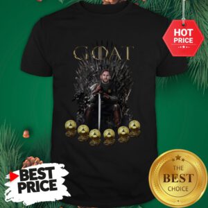 Official Lionel Messi 6 Golden Ball Goat Game Of Throne Signature Shirt