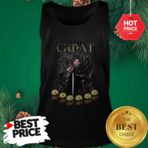 Official Lionel Messi 6 Golden Ball Goat Game Of Throne Signature Tank Top