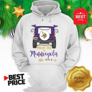 Official Minnesota Vikings Go Vikings Meet Me In Minneapolis Car Hoodie