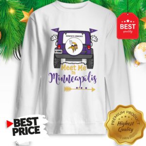 Official Minnesota Vikings Go Vikings Meet Me In Minneapolis Car Sweatshirt