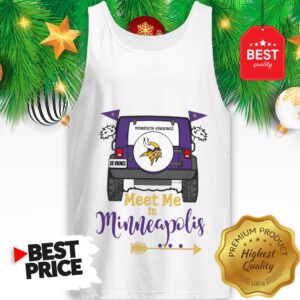 Official Minnesota Vikings Go Vikings Meet Me In Minneapolis Car Tank Top