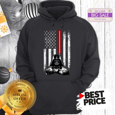 Official Nice Darth Vader American Flag Star Wars Thin Blue Line Hoodie