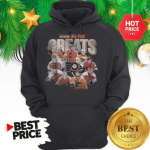 Official Philadelphia Flyers All-time Greats Signatures Hoodie