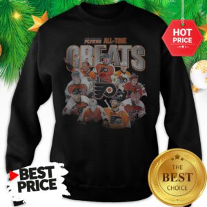 Official Philadelphia Flyers All-time Greats Signatures Sweatshirt
